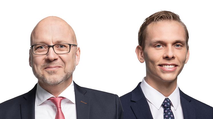 Magnus Landvik (till vänster) och Erik Ellenfors (till höger) har rekryterats till Cushman & Wakefields uthyrningsteam.