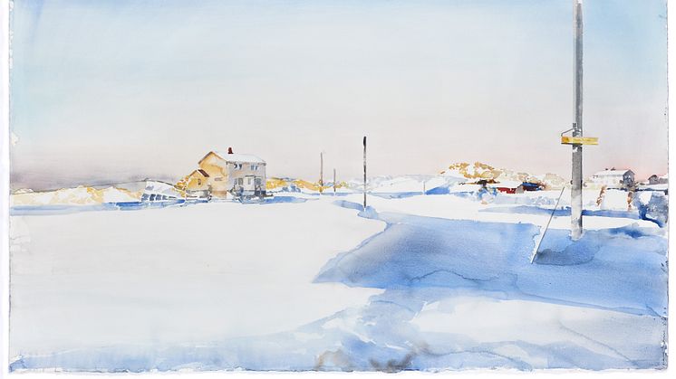 Vinterljus av Lars Lerin
