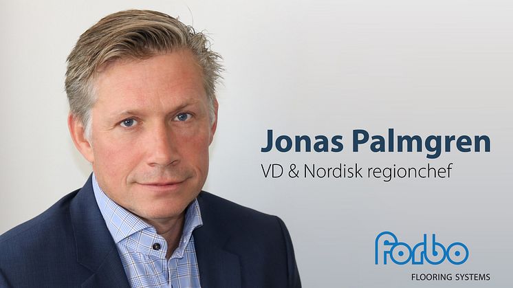 Jonas Palmgren, VD & Nordisk regionchef.