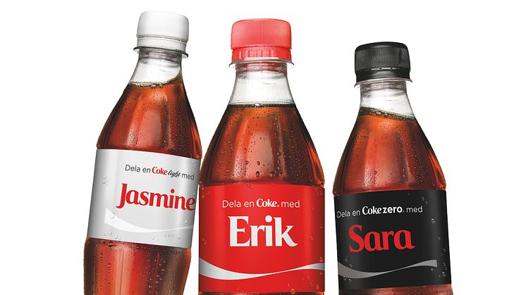 Miljontals svenskar får sitt namn på flaskorna 