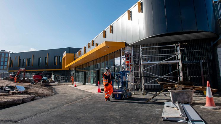 Construction of Wolverhampton station nearing completion