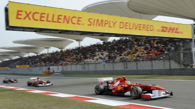 DHL er officiel logistikpartner for Formel 1