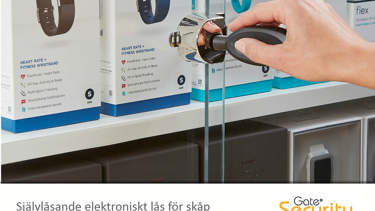 InVue L410 - Självlåsande elektroniskt lås för skåp