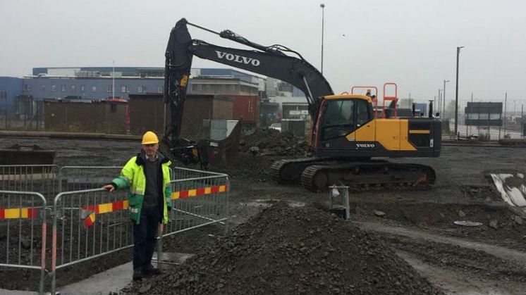 Patrik Foureaux projektledare på APM Terminals i Göteborg