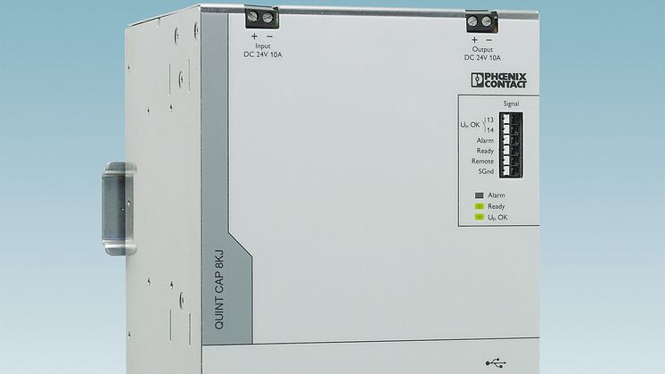 QUINT buffertmoduler överbryggar enkelt 24 V DC