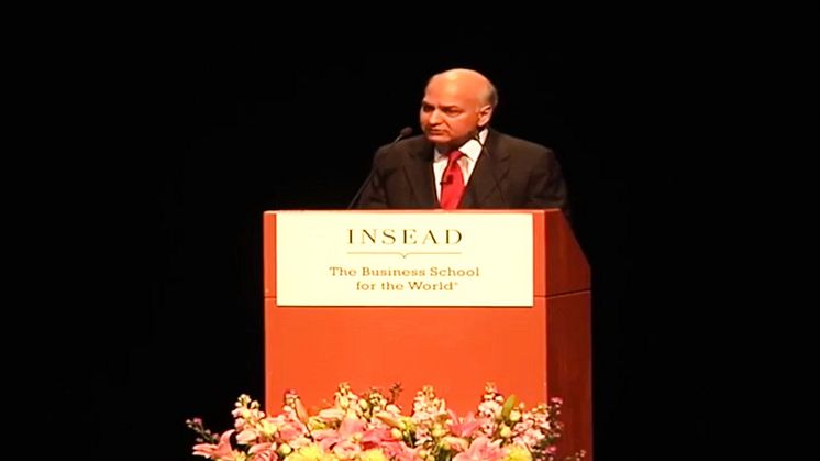 President Achal Agarwal’s Key Note Address at the INSEAD E-MBA Graduation Ceremony 
