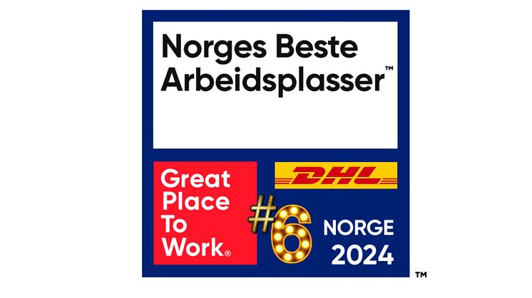 DHL Express kåret til den sjette beste arbeidsplassen i Norge