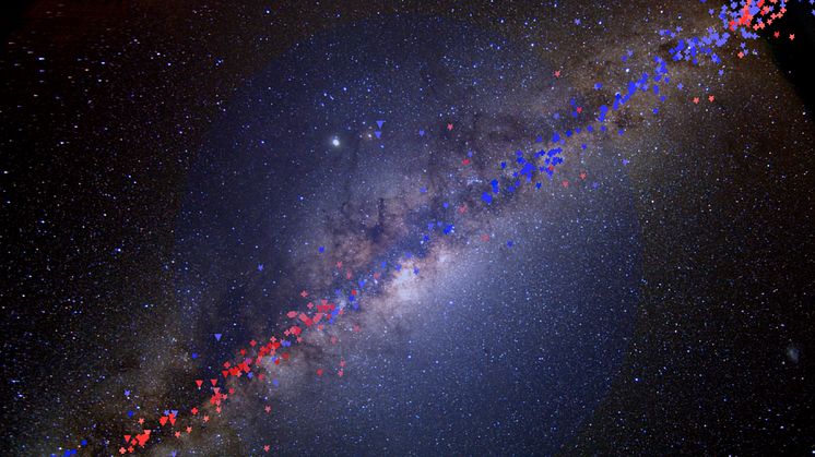 Bevis för mörk materia i Vintergatans inre