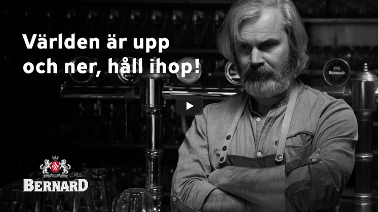 Bernard uppmanar i ny reklamfilm: "Låt oss hålla ihop". Filmregissören Jiří Mádl har gjort en reklamfilm för Bernard Family Brewery.