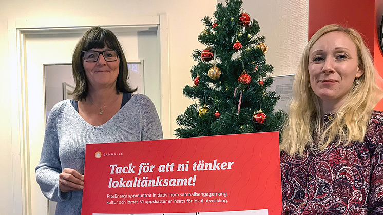 Monica Öhman FMN och Sofie Edström PiteEnergi