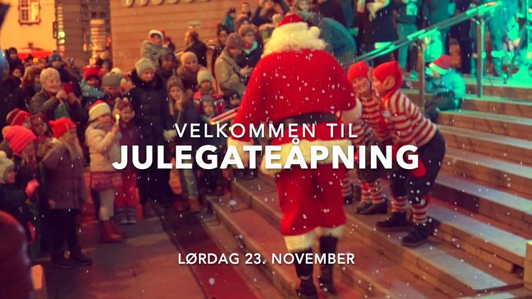 Julegateåpning i Oslo sentrum!