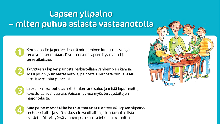 Lapsen ylipaino neuvolassa ja kouluterveydenhuollossa