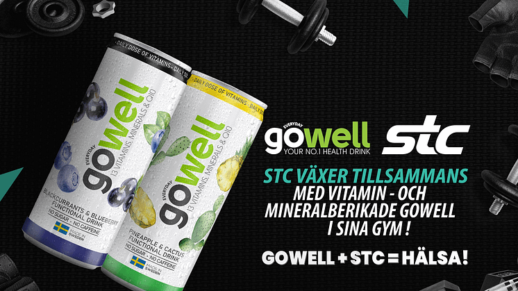 Logotyp för Gowell och STC