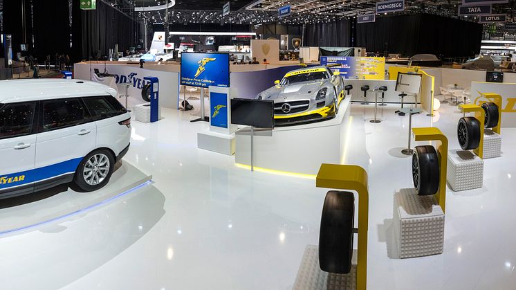 Goodyear Dunlop booth at Geneva Motorshow 2015