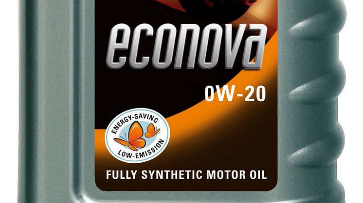 Avanza 0W-30 levereras nu i fat. Econova 0W-20 finns även i 1-liters.