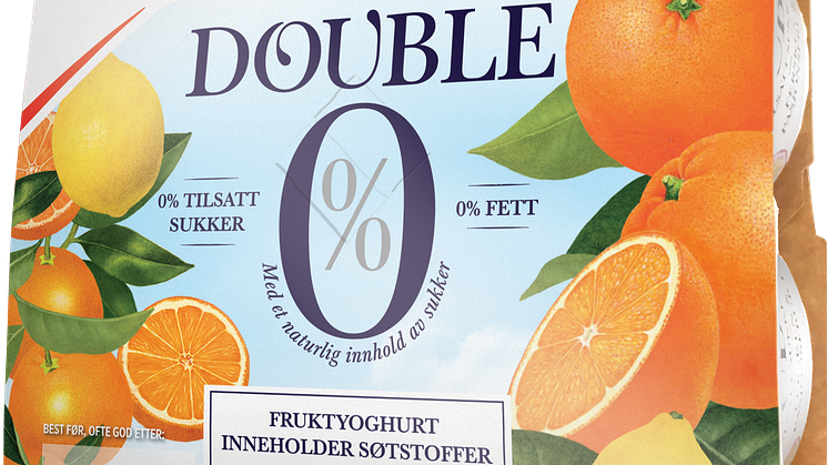 Yoplait Double 0 % Sommersitrus 4x125 g