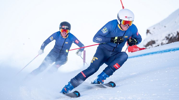 Viktor Andersson & Sandra Näslund är två av svenskarna till start i helgen.