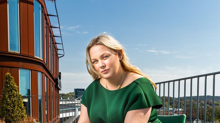 3. Amanda Borneke, Specialist inom Cirkulär ekonomi hos Sweco. Fotograf Anna W Thorbjörnsson.