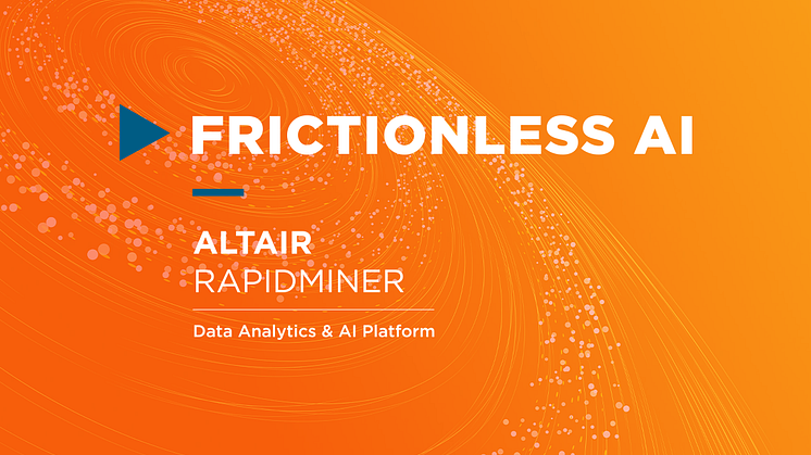 Altair + RapidMiner = Friktionsfri AI