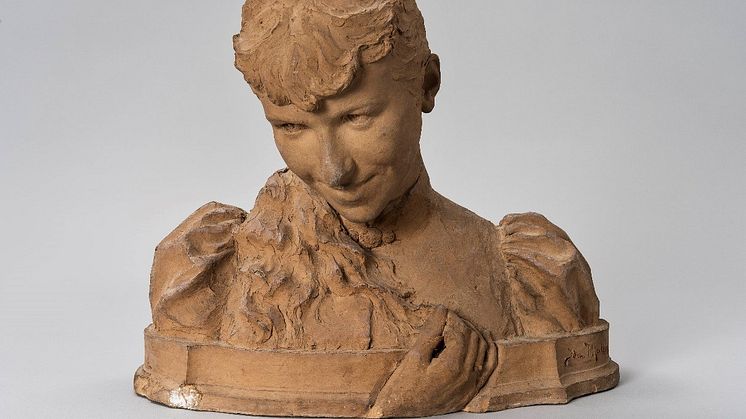 Ida Matton, Sculpted Portrait in Terracotta, 1891. Photo: Anna Danielsson/Nationalmuseum.