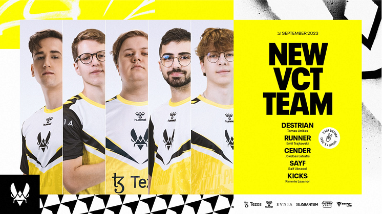 Team Vitality SEPT23 New VALORANT Roster