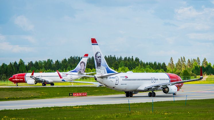 Passagerarrekord och solid punktlighet för Norwegian i maj