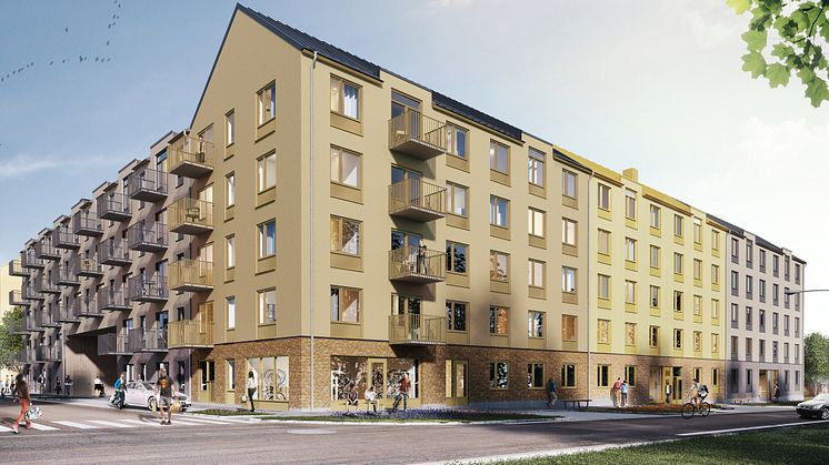 Söra kvarter, exteriör rendering