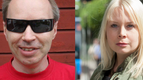 Bild på  Mats Dellrud och Malin Karlsson från Miljöpartiet