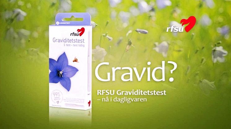 Reklame - RFSU Graviditetstest 