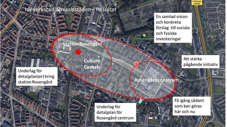 Idéer för hur Rosengård centrum och Rosengård station kan utvecklas presenteras i en utställning