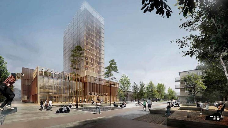 Arkitekttävlingen om Skellefteås kulturhus med hotell avgjord