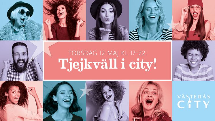 Tjejkväll i Västerås city – en del av Cityfesten