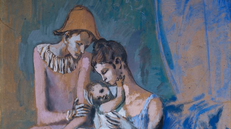 © Akrobatfamilj, 1905, Pablo Picasso / Bildupphovsrätt 2019. Foto: Göteborgs konstmuseum