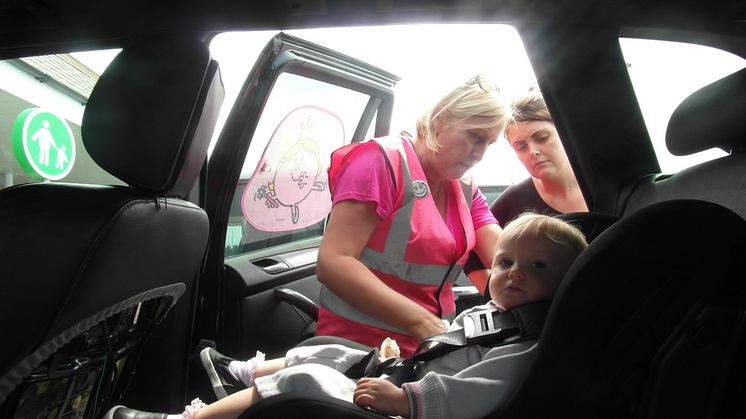 Child car seat safety shows step in the right direction
