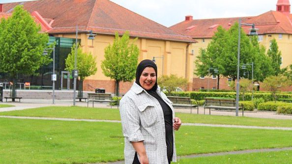 Heba Elkadi från Egypten, Global Swede från Högskolan Kristianstad 2021.