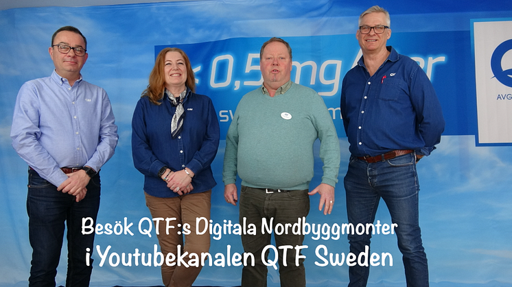 QTF:s digitala Nordbyggmonter håller öppet 24:7 hela april i Youtubekanalen QTF Sweden