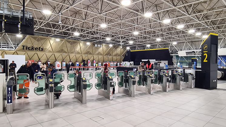 New and improved Gatwick Airport station gates