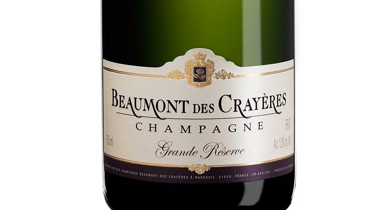  Säljstartsuccé för Beaumont des Crayéres Grand Reserve Brut NV- den mest sålda champagnen på Systembolaget i oktober 2012 oavsett priskategori  