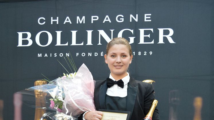 Sofia Castensson blev Sveriges bästa kvinnliga sommelière