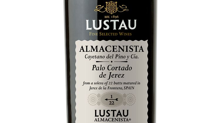 Exklusiv lansering av en enastående Palo Cortado Almacenista Cayetano del Pino y Cía från Bodegas Lustau den 8:e juni.