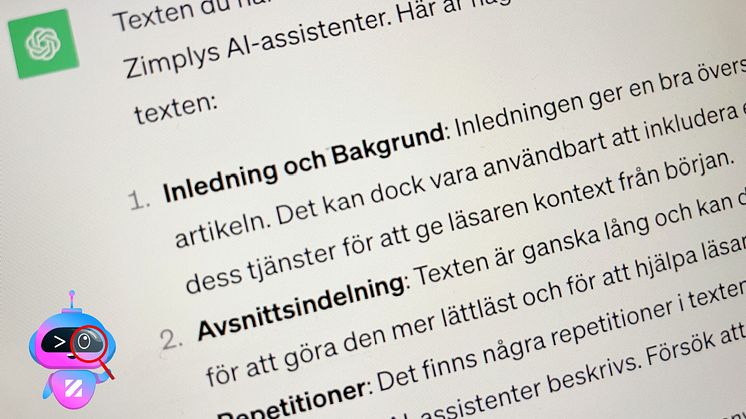 Är det ChatGPT eller en människa som har skrivit texten?