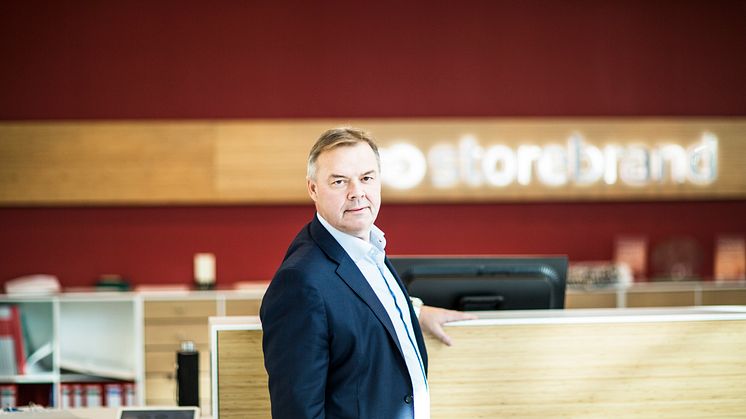 Odd Arild Grefstad, konsernsjef i Storebrand, gjør endringer i konsernorganiseringen.