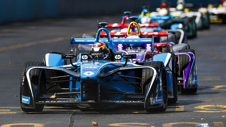 Renault e.dams på tredje plats i Santiagos ePrix