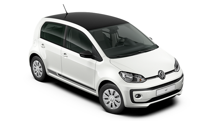 Volkswagen introducerer ny kampagnemodel: white design up!, der kan privatleases for 1.799 kr./md