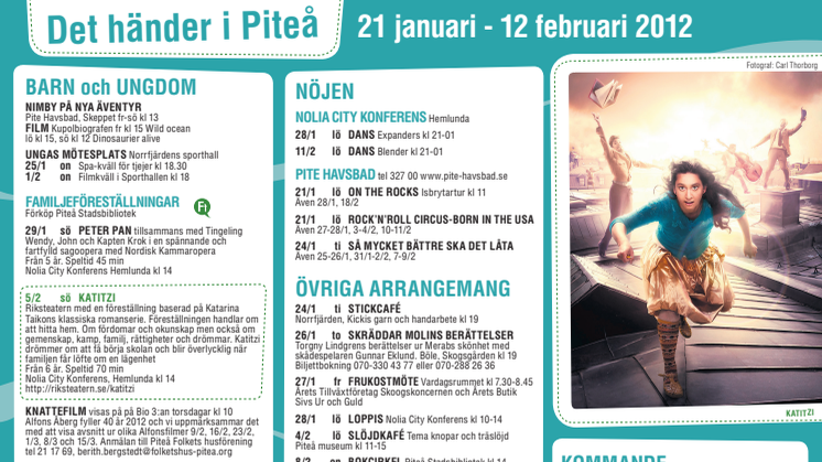 Det händer i Piteå 21 januari - 12 februari 2012