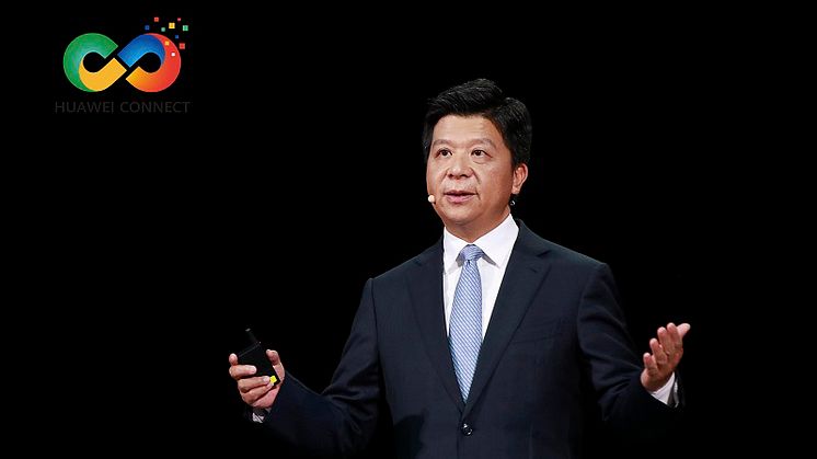 Guo Ping, Huaweis roterande ordförande, vid konferensen Huawei Connect 2020.