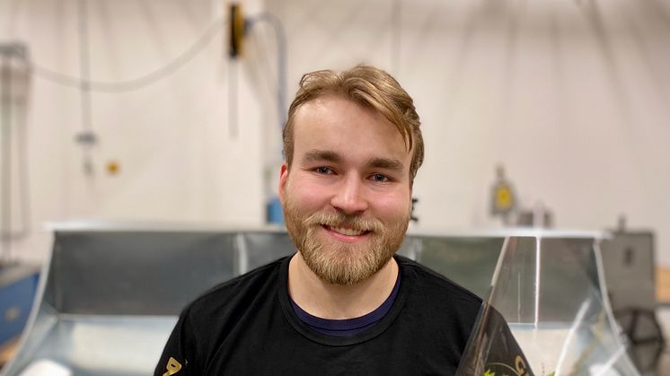 Olle Spetz representerar Sverige i plåtslageri i EuroSkills