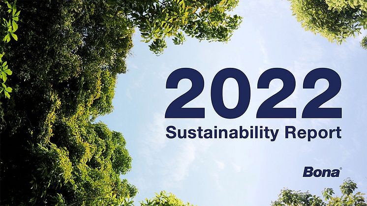 Bona lanserar hållbarhetsredovisning för 2022