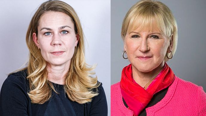 Anna Sundström, generalsekreterare och Margot Wallström, ordförande
