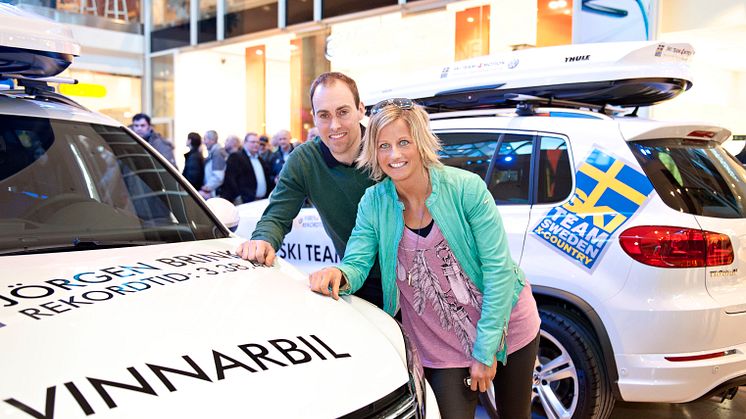 Volkswagen ställer tre bilar på spel i Vasaloppets vintervecka 2013